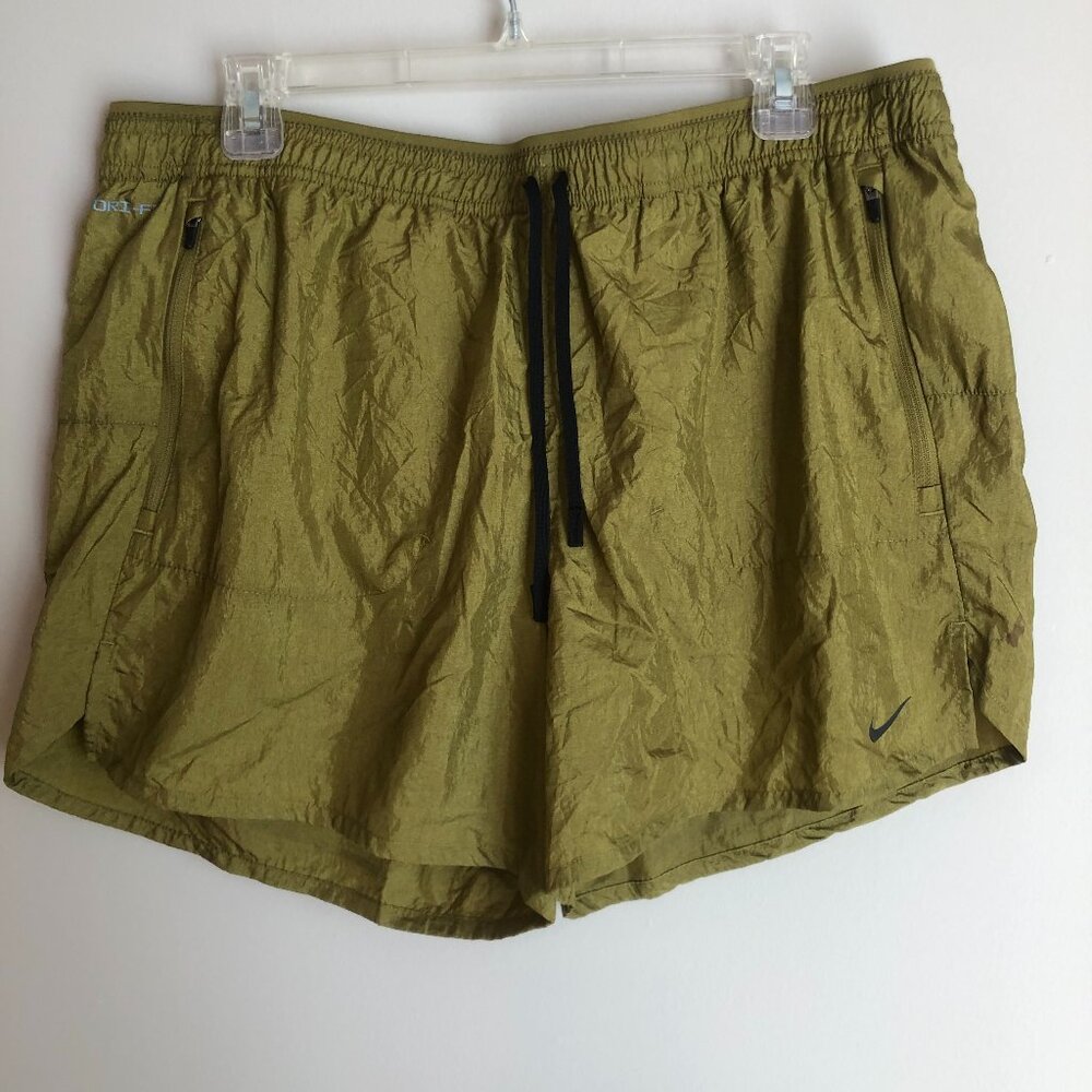 Nike FN3391-307 Men's XL Stride Brief-Lined 5" Short Running Division Moss - xl